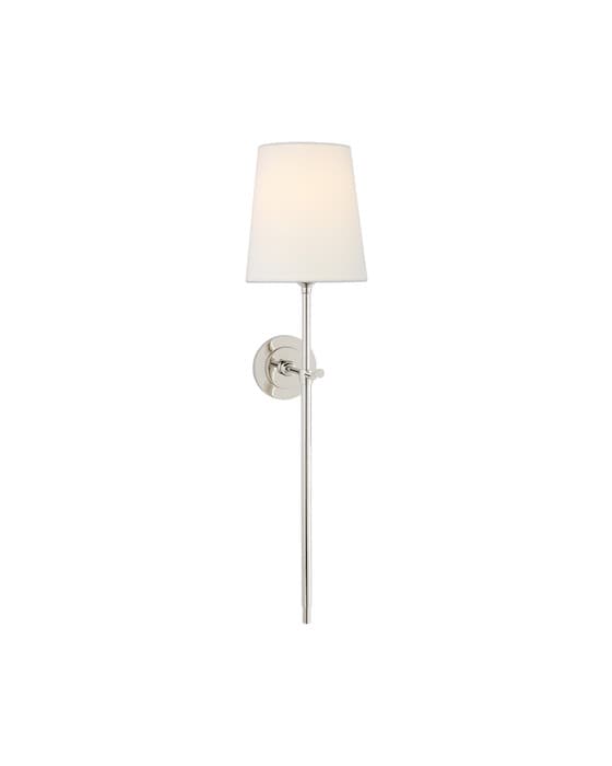 Bryant Large Tail Sconce Nickel – Visual Comfort