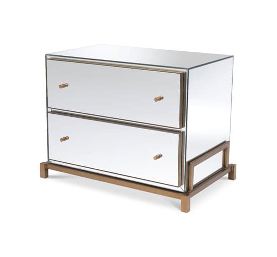 Clarington Bedside Table Brass – Eichholtz