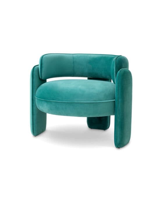 Chaplin nojatuoli savona turquoise