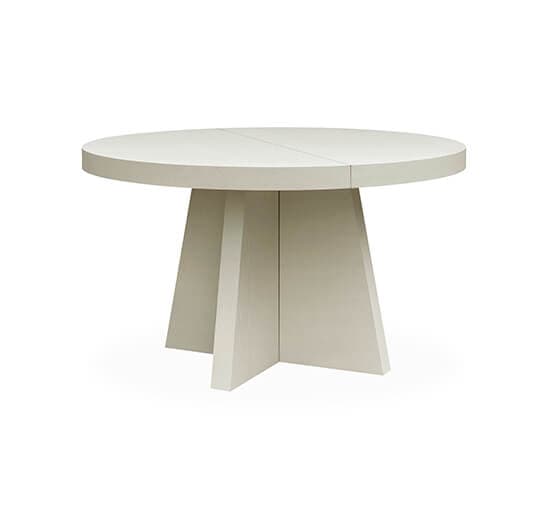 Jatkettava Trent- ruokapöytä ivory mist 130–250x130 cm – Artwood