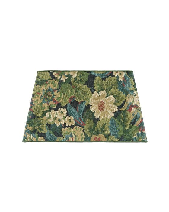 Suorakulmainen lampunvarjostin ebonleaf flower – Artwood