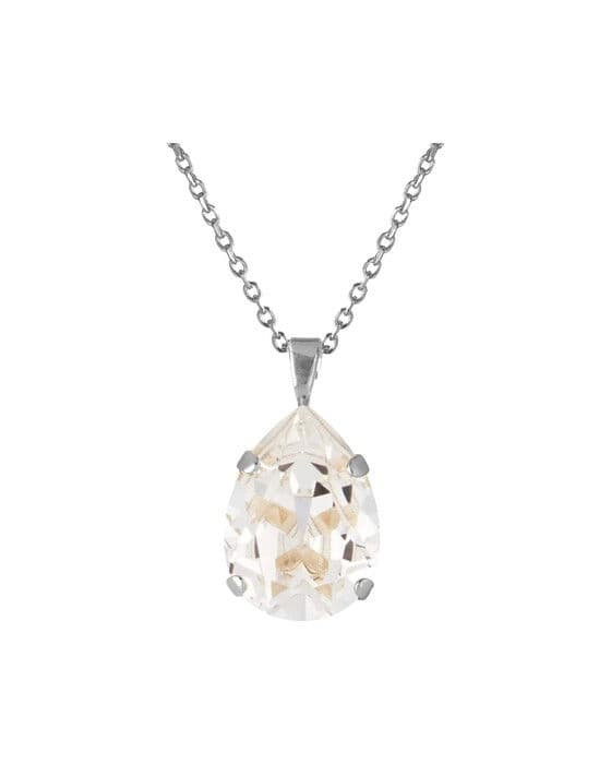 Mini Drop Kaulakoru Crystal Rhodium – Caroline Svedbom