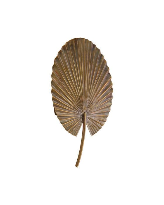 Oriental seinävalaisin vintage brass finish