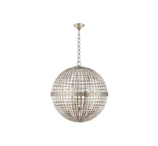 Mill Ceiling Light Silver L
