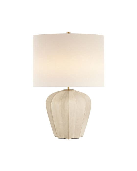 Pierrepont Medium Table Lamp Stone White