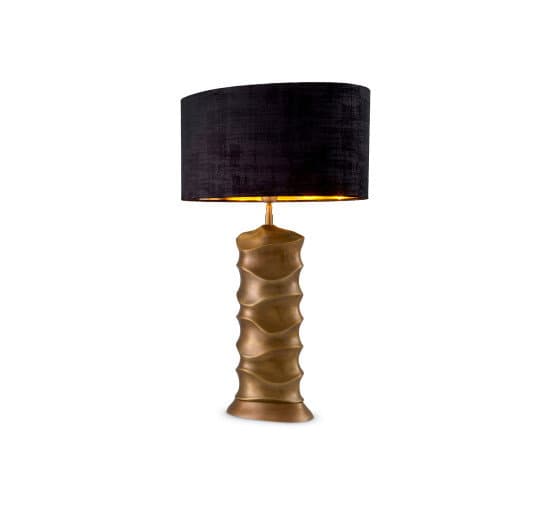 Rapho pöytävalaisin vintage brass – Eichholtz