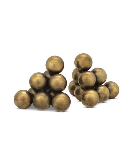 Carioca kirjatuki vintage brass 2 kpl – Eichholtz