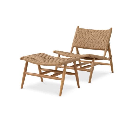 Laroc nojatuoli natural teak