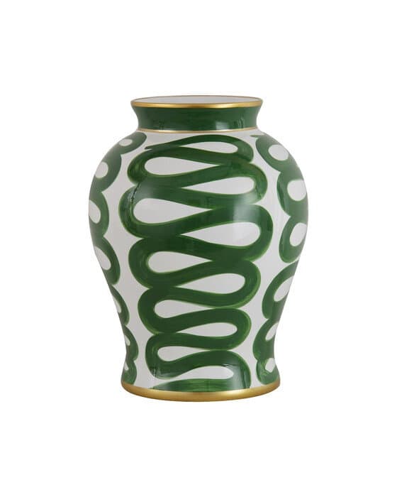 Serafina urna vihreä/valkoinen – Newport