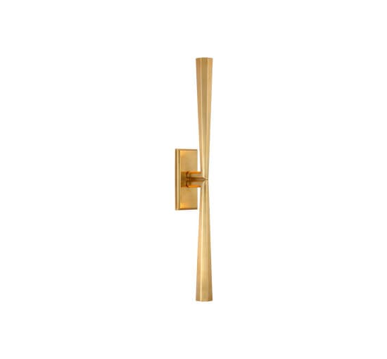 Galahad Linear Sconce Antique Brass