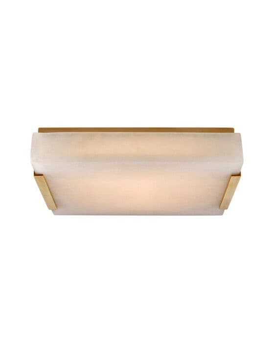 Covet Medium Flush Mount Antique-Burnished Brass – Visual Comfort