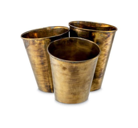 Christian viininjäähdytin vintage messinki