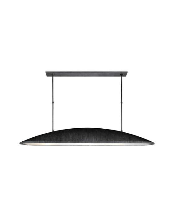 Utopia Large Linear Pendant Black – Visual Comfort