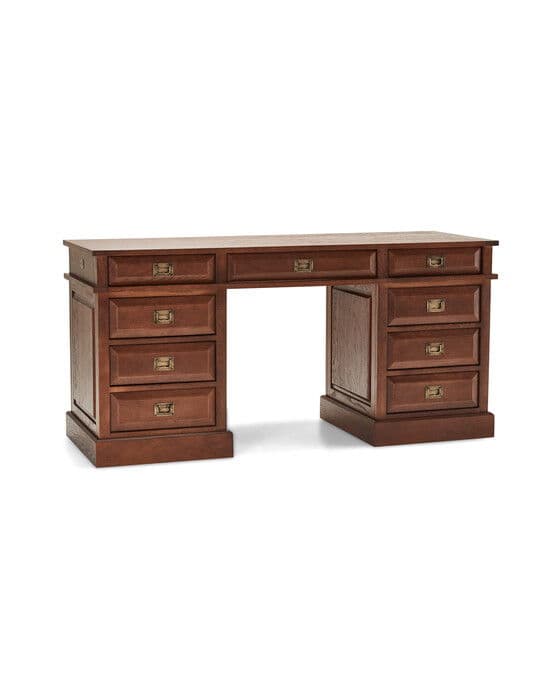 Wall Street -kirjoituspöytä, noble newport brown – Newport