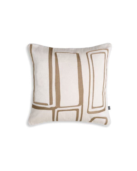 Ribeira Cushion White/Beige – Eichholtz