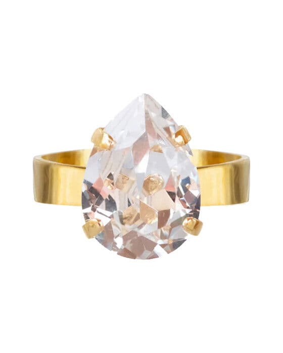 Mini Drop sormus crystal – Caroline Svedbom
