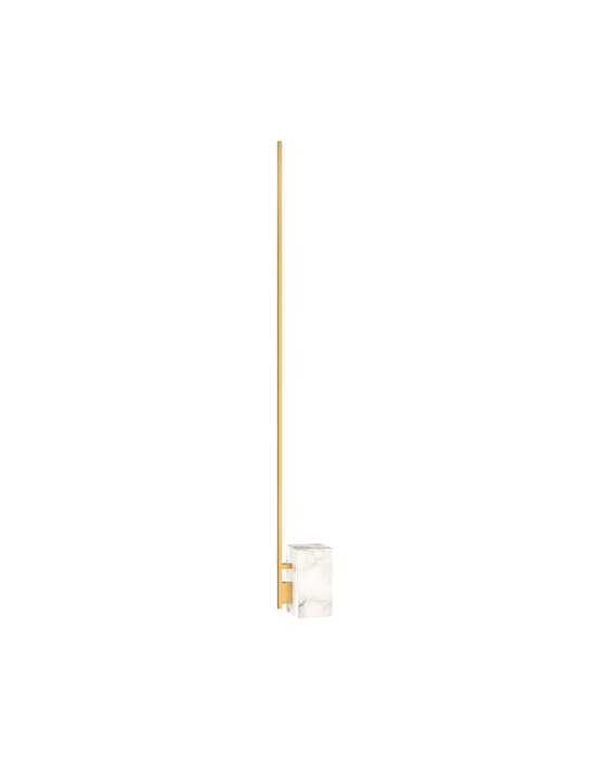 Klee 70" Floor Lamp Natural Brass/White – Visual Comfort