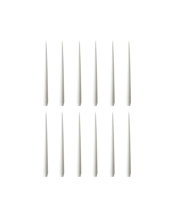 Kruunukynttilä pure white 12 kpl