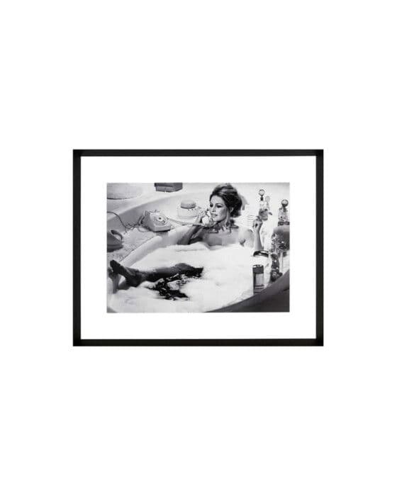 Brigitte Bardot Enjoying a Bubble Bath