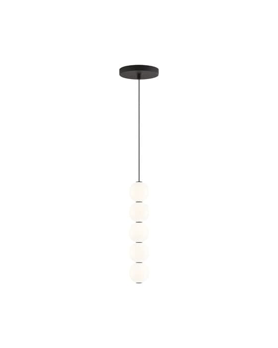 Orbet 5-Light Pendant Nightshade Black – Visual Comfort