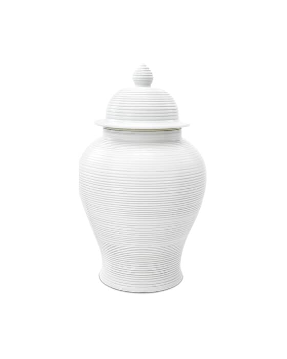 Celestine-uurna, valkoinen – Eichholtz