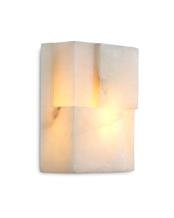 Fabiano Wall Lamp Alabaster – Eichholtz