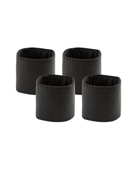 Nero Napkin Rings Black 4-pack