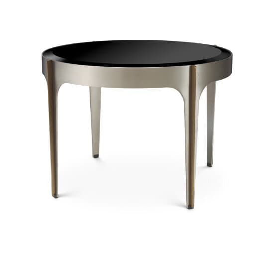Artemisa Side Table Brushed Steel – Eichholtz