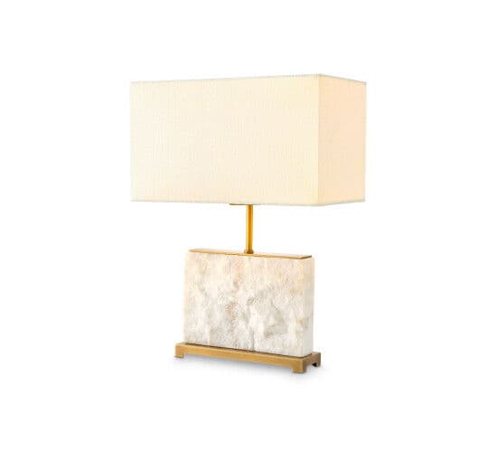 Newton Table Lamp Antique Brass
