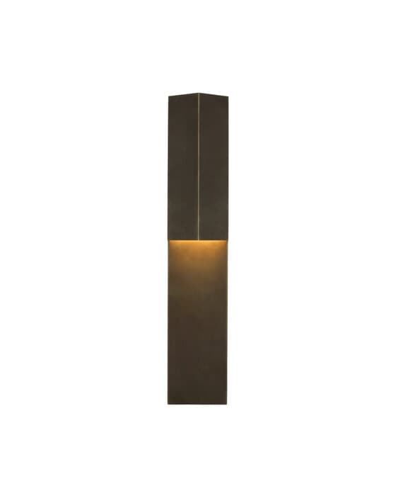 Rega 24" Folded Sconce Bronze – Visual Comfort