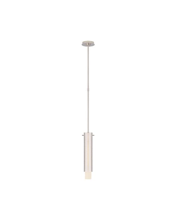 Precision Cylinder Pendant Polished Nickel Small
