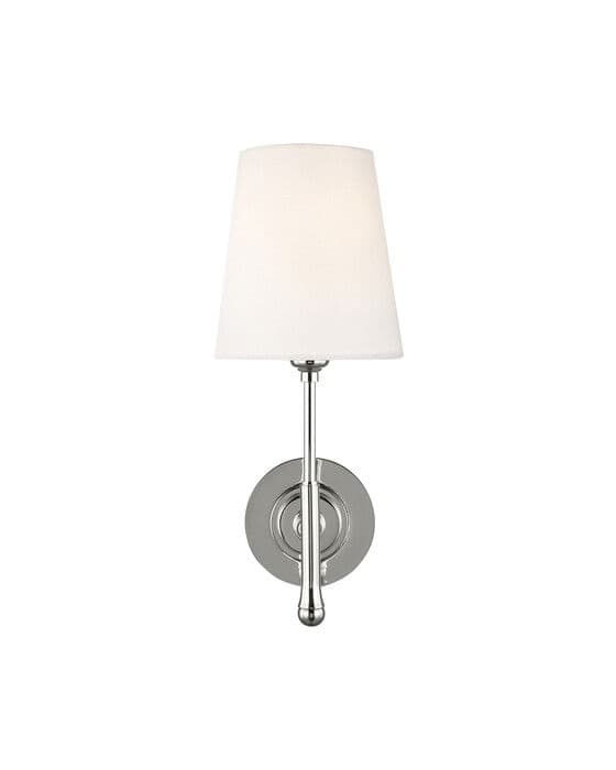 Capri Sconce Nickel – Visual Comfort