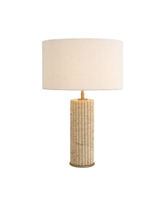Giova pöytävalaisin travertine