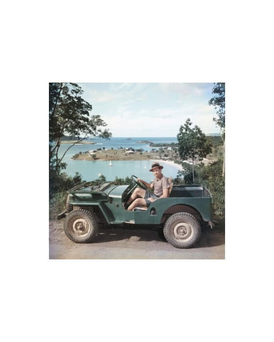 In A Jeep – Slim Aarons