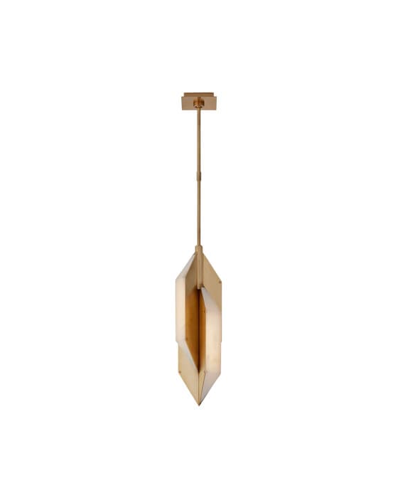 Ophelion Small Pendant Antique-Burnished Brass – Visual Comfort