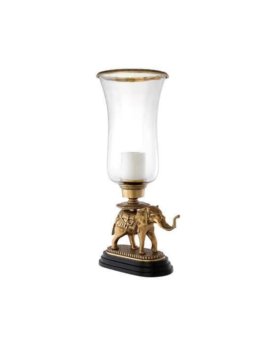 Lyhty Elephant, messinki – Eichholtz