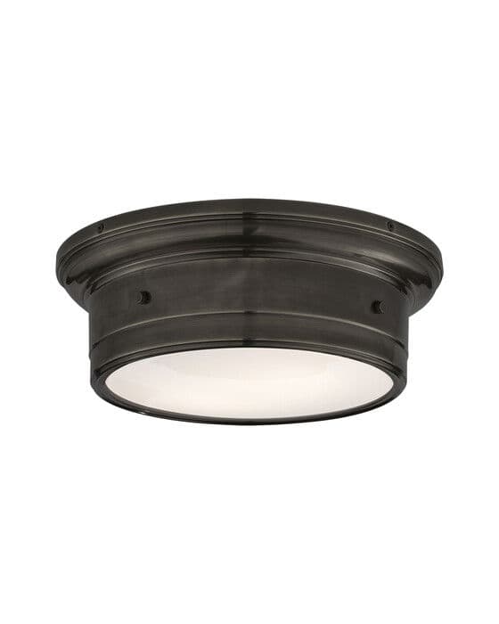 Small Siena Flush Mount Bronze