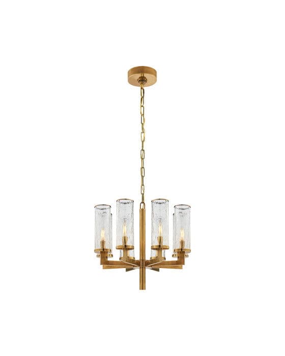 Liaison Single Tier Chandelier Antique-Burnished Brass – Visual Comfort