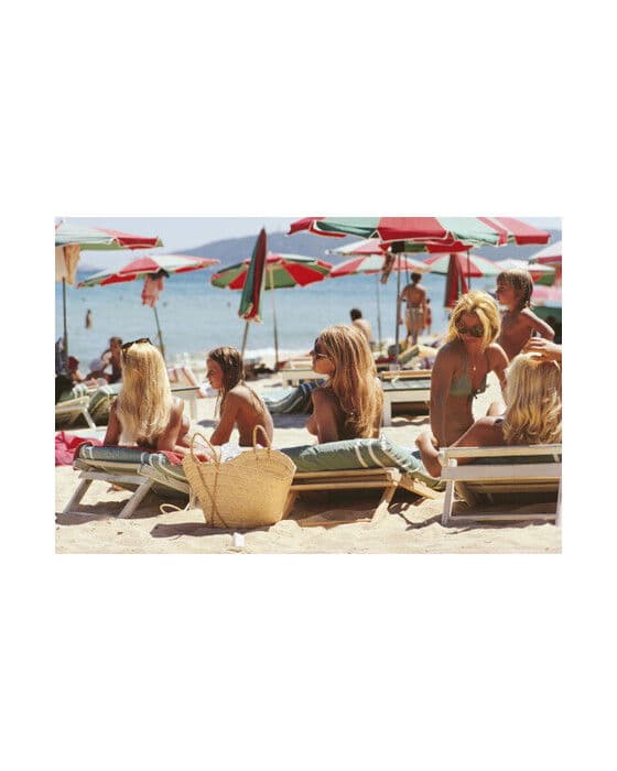 Saint-Tropez Beach – Slim Aarons