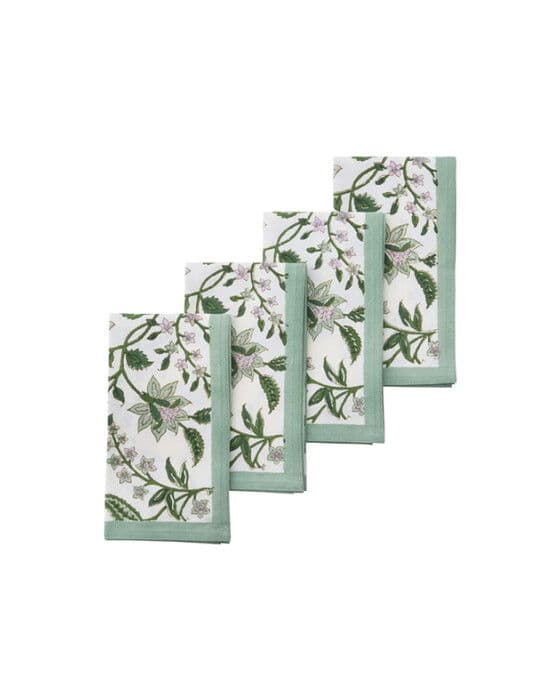 Florelle servetter grön 4-pack