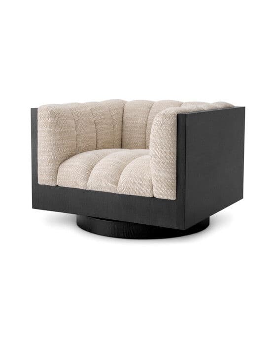 Davide Swivel Chair Skyward Sand – Eichholtz