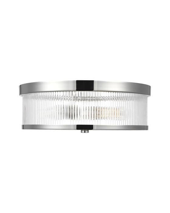 Geneva Flush Mount Nickel – Visual Comfort