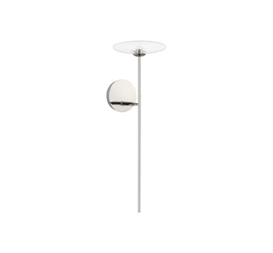 Calvino Tail Sconce Polished Nickel – Visual Comfort