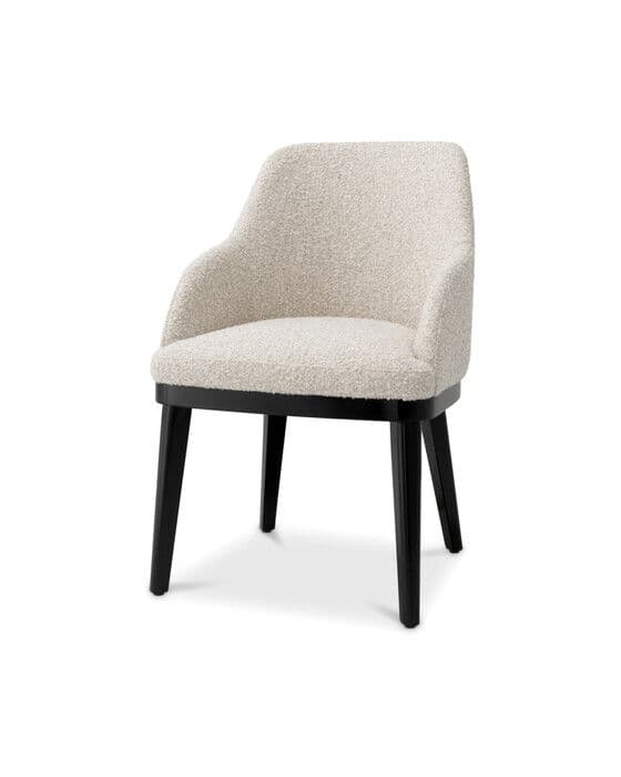 Costa Dining Chair with Arm Kempton Beige – Eichholtz