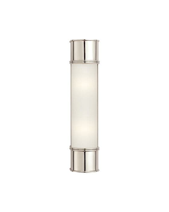 Oxford 18" Bath Sconce Polished Nickel – Visual Comfort