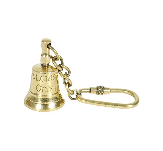 1st Class Bell Keychain Brass – Authentic Models