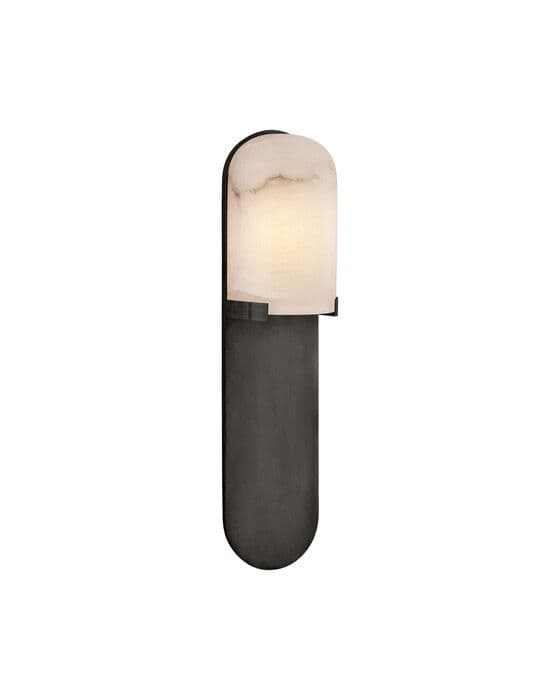Melange Elongated Pill Sconce Bronze – Visual Comfort
