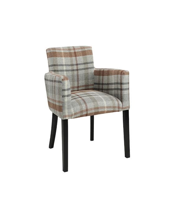 Ashley nojatuoli miles plaid grey – Artwood