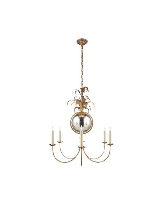 Gramercy Medium Chandelier Gilded Iron – Visual Comfort
