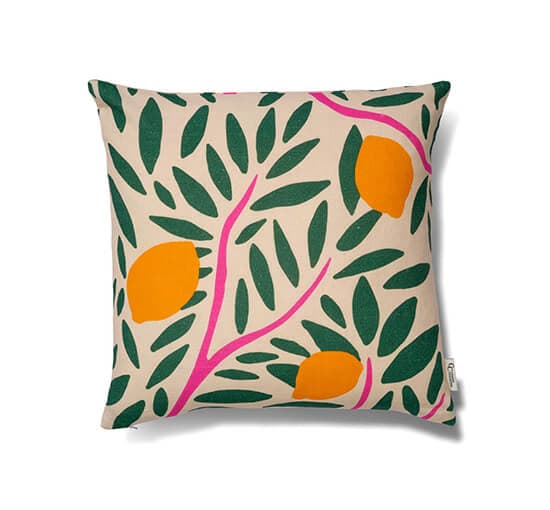 Sunny Citrus tyynynpäällinen vihreä
